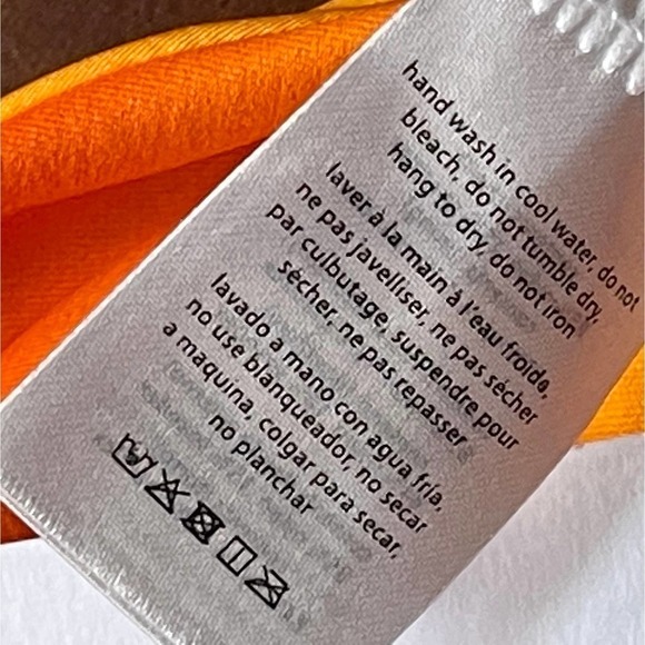 WEWOREWHAT Cooper Classic Triangle Wrap Bikini Top in Baby Pink Size M NWT - Picture 7 of 7